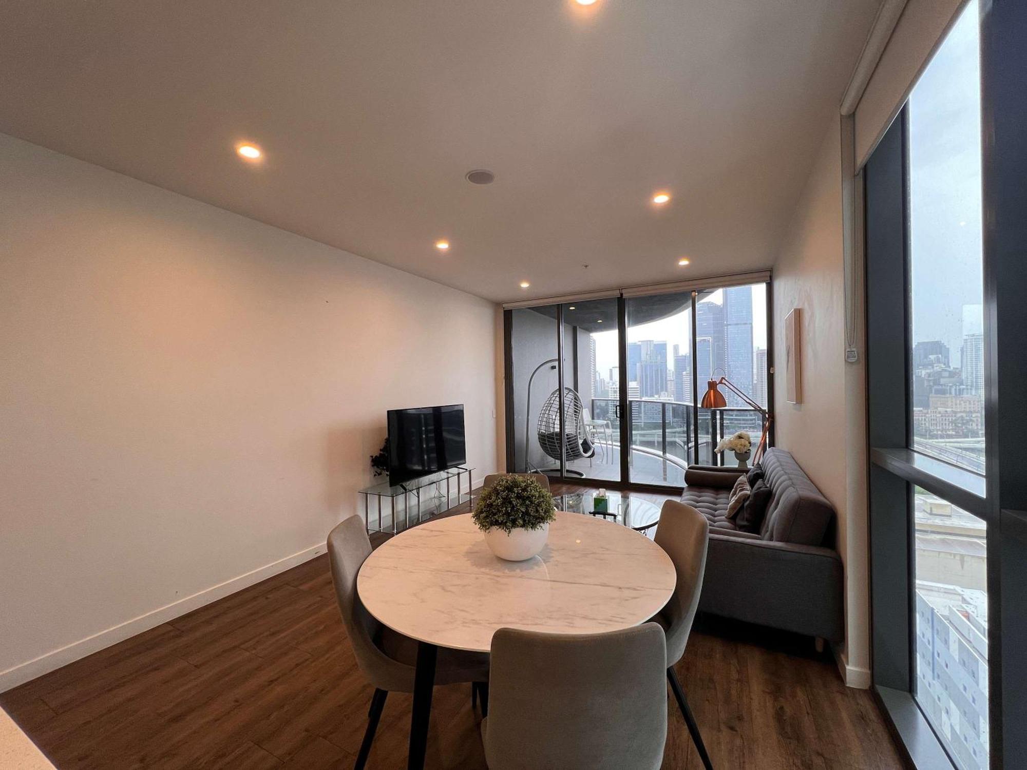Southbank Exceptional View With Huge Balcony High Lvl Suite Style Apt Brisbane Exterior foto